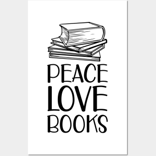 Book - Peace love books Posters and Art